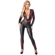 Overall im 2-farbigen Mattlook, rundum elastisch Overall im 2-farbigen Mattlook, rundum elastisch