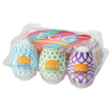 6-teiliges Masturbator-Set „Egg Variety Pack Wonder“ mit verschiedenen Stimulationsstrukturen 6-teiliges Masturbator-Set „Egg Variety Pack Wonder“ mit verschiedenen Stimulationsstrukturen