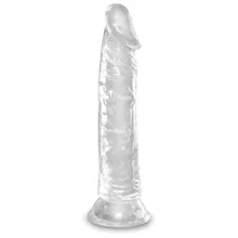 Naturdildo „8“-Cock Clear“ mit Saugfuß Naturdildo „8“-Cock Clear“ mit Saugfuß