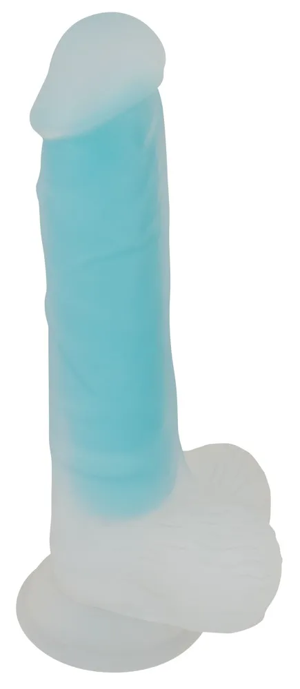 Naturdildo „Glow in the Dark” mit Saugfuß Naturdildo „Glow in the Dark” mit Saugfuß