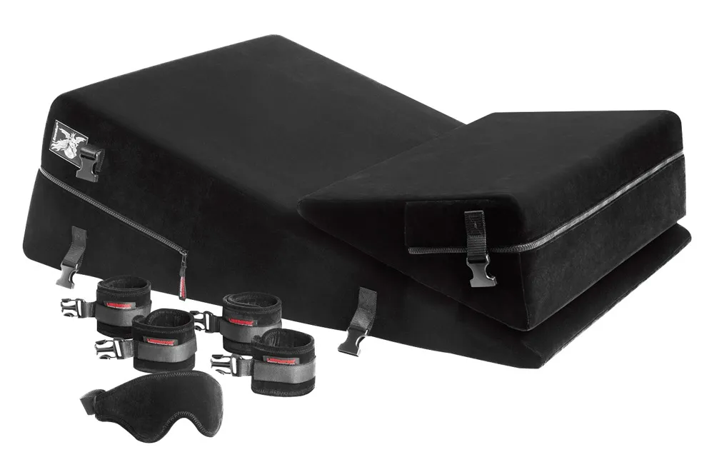 Liebeskissen „Wedge/Ramp Combo“ plus 4 Fesseln 1 Augenmaske Liebeskissen „Wedge/Ramp Combo“ plus 4 Fesseln 1 Augenmaske