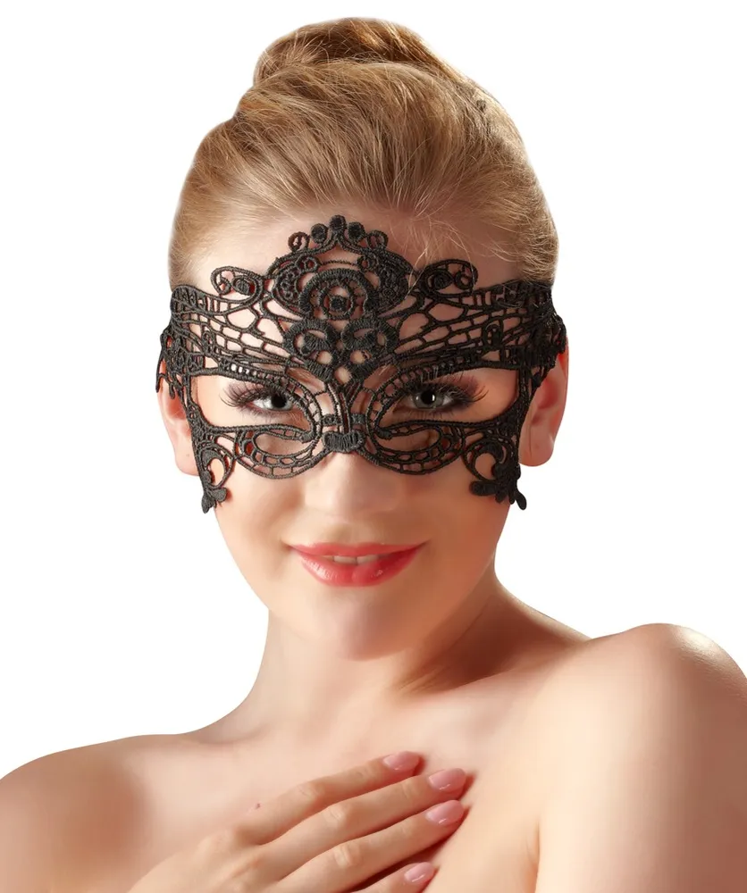 Augenmaske aus Spitze & Stickerei Augenmaske aus Spitze & Stickerei