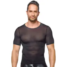 Netz-Shirt mit kurzem Arm Netz-Shirt mit kurzem Arm