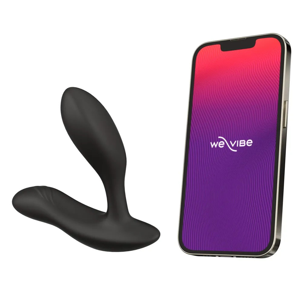 Vibro-Analplug „Vector+“ mit Fernbedienung, kompatibel mit We-Vibe App Vibro-Analplug „Vector+“ mit Fernbedienung, kompatibel mit We-Vibe App
