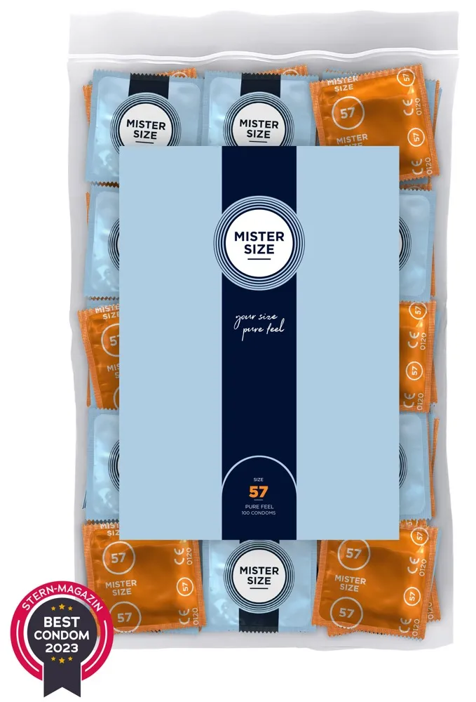 Kondome „57 mm“, transparent, hauchdünn, feucht Kondome „57 mm“, transparent, hauchdünn, feucht