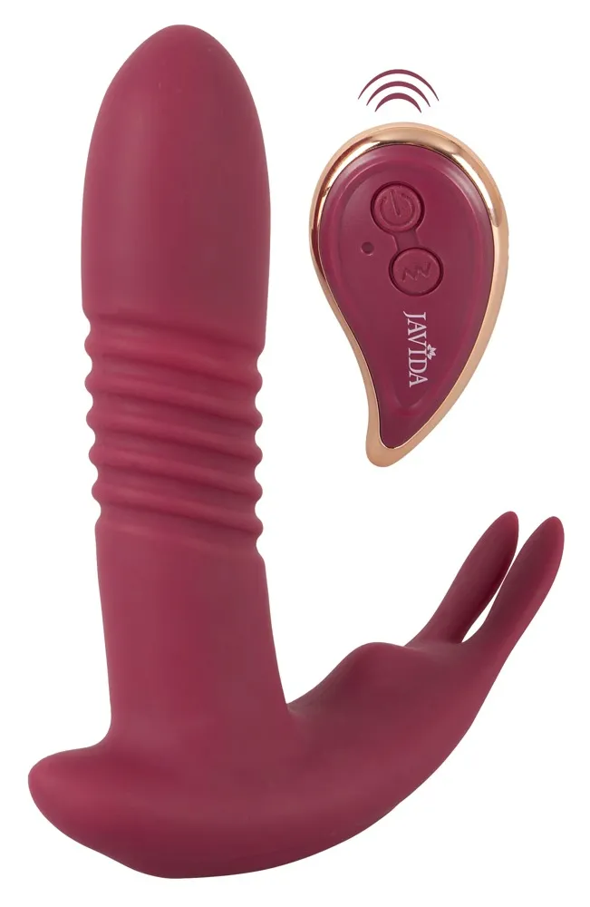 „RC Hands-free 3 Function Vibrator“ mit Rotation, Stoßfunktion und Vibration „RC Hands-free 3 Function Vibrator“ mit Rotation, Stoßfunktion und Vibration