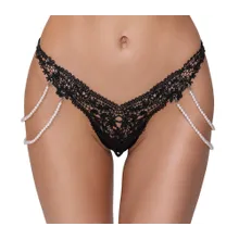 Riostring mit kostbarer Stickereispitzen-Front, hinten Stretchmaterial Riostring mit kostbarer Stickereispitzen-Front, hinten Stretchmaterial