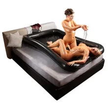 Lacklaken "Glossy Games", mit aufblasbarem Rand, 140x200cm Lacklaken "Glossy Games", mit aufblasbarem Rand, 140x200cm