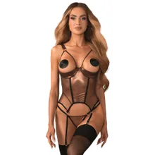 Strapshemd „Soranna“ inklusive Ouvert-String Strapshemd „Soranna“ inklusive Ouvert-String