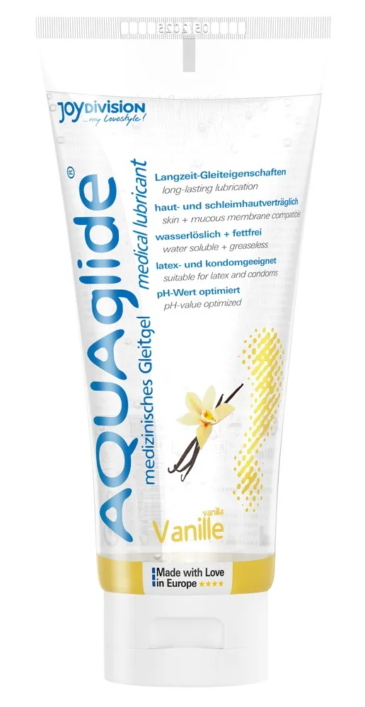 Gleitgel „AQUAglide Vanille“ auf Wasserbasis Gleitgel „AQUAglide Vanille“ auf Wasserbasis