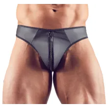 String mit strassverziertem Reißverschluss String mit strassverziertem Reißverschluss