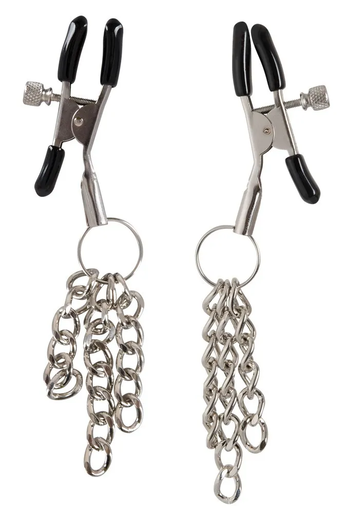 Nippelklammern „Nipple Clamps“ mit Metallketten Nippelklammern „Nipple Clamps“ mit Metallketten