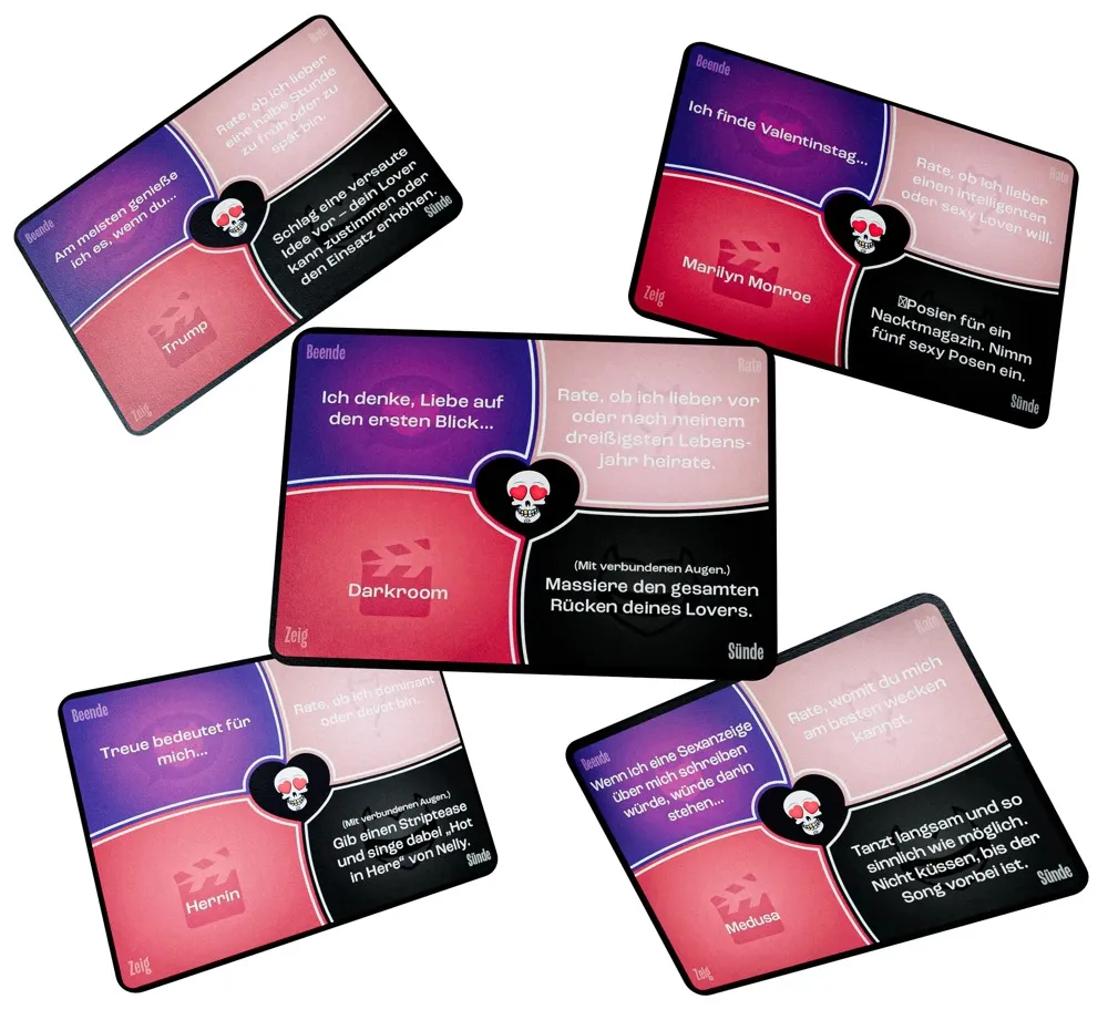 Paarspiel „MadLoverz“ inklusive Augenbinde Paarspiel „MadLoverz“ inklusive Augenbinde