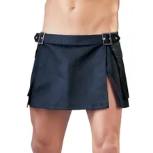 Rock mit seitlichen Schnallen und Taschen Rock mit seitlichen Schnallen und Taschen