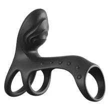 Penismanschette „Ultimate Couples Cage Pro“ mit Doppel-Vibration Penismanschette „Ultimate Couples Cage Pro“ mit Doppel-Vibration