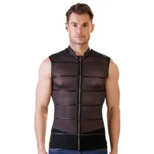 Shirt aus Powernet mit Reißverschluss Shirt aus Powernet mit Reißverschluss