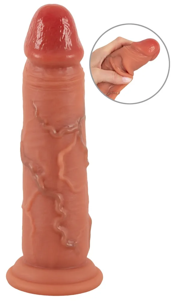 Naturdildo „Real Skin“ mit Saugfuß Naturdildo „Real Skin“ mit Saugfuß