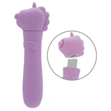 Minivibrator mit USB-Stecker unter’m Einhorn-Köpfchen Minivibrator mit USB-Stecker unter’m Einhorn-Köpfchen