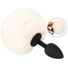 Analplug „fluffy tail size S“ mit Kunstfell-Puschel Analplug „fluffy tail size S“ mit Kunstfell-Puschel