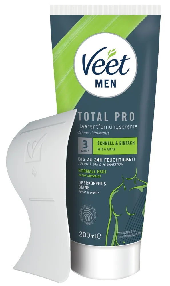 Enthaarungscreme „Men TOTAL PRO“ für seinen Oberkörper & Beine Enthaarungscreme „Men TOTAL PRO“ für seinen Oberkörper & Beine
