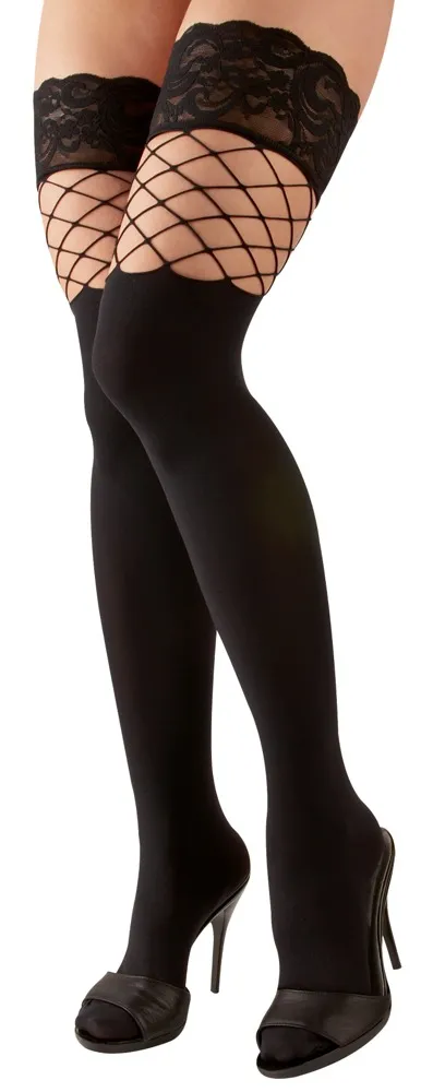 Halterlose Strümpfe im 2-in-1-Look Halterlose Strümpfe im 2-in-1-Look