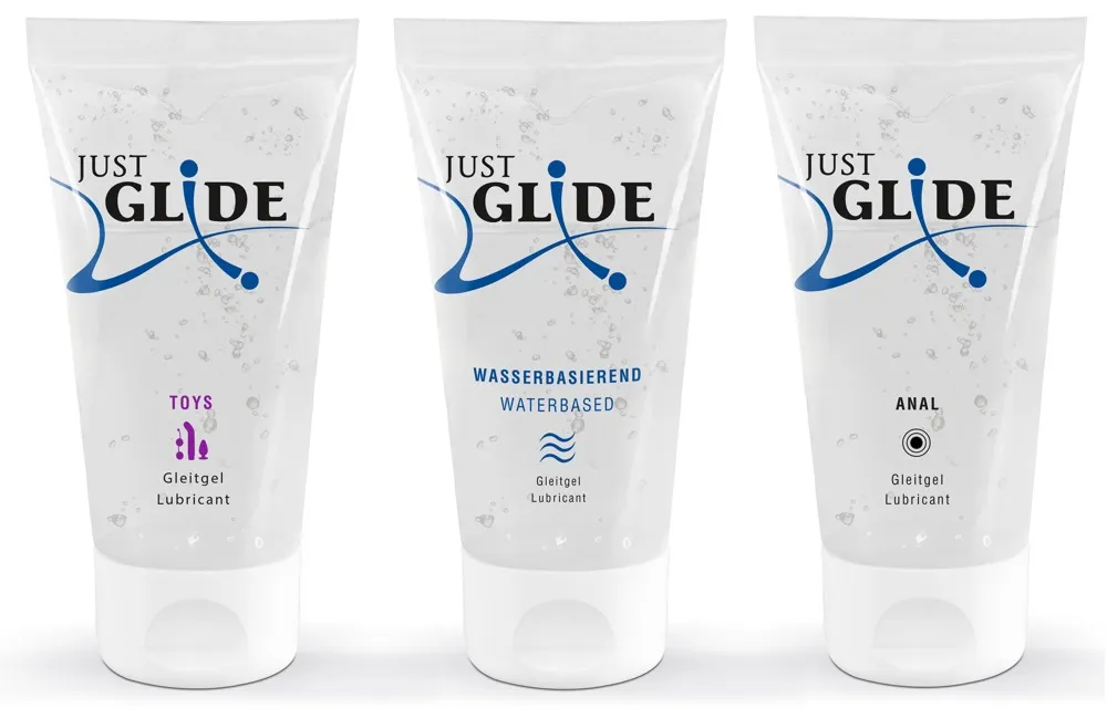 3-teiliges Gleitgel-Set „Just Glide“ 3-teiliges Gleitgel-Set „Just Glide“