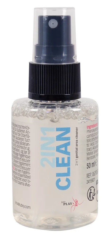 Intim-Reinigungsspray „2in1 Clean“ für Haut und Toys Intim-Reinigungsspray „2in1 Clean“ für Haut und Toys