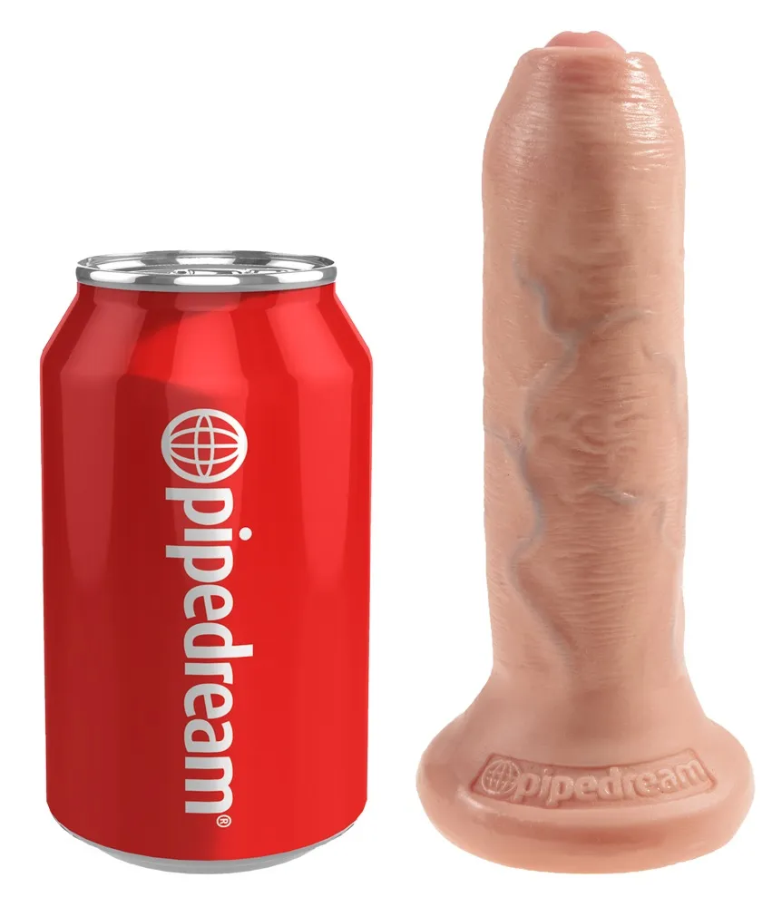 Dildo „6" Uncut Cock“ mit beweglicher Vorhaut Dildo „6" Uncut Cock“ mit beweglicher Vorhaut