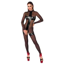 Ouvert-Overall in stylischer Transparenz Ouvert-Overall in stylischer Transparenz