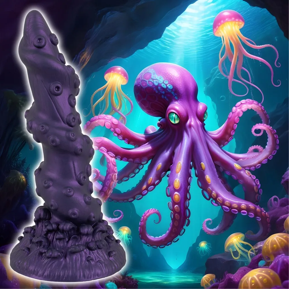 Dildo „Octopus Prime“ mit Saugfuß Dildo „Octopus Prime“ mit Saugfuß