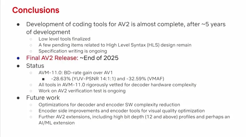 AV2 ganha especificação v1.0.0 definitiva com AOMedia AV2 ganha especificação v1.0.0 definitiva com AOMedia