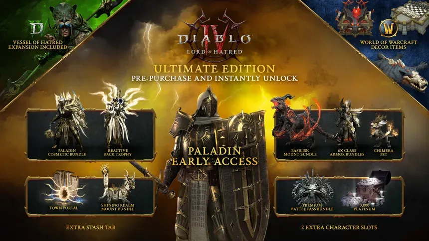 Diablo IV: Lord of Hatred adiciona Paladino, Bruxo e a região Skovos Diablo IV: Lord of Hatred adiciona Paladino, Bruxo e a região Skovos