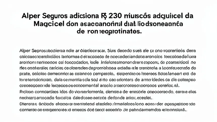 Alper Seguros adiciona R$ 230 milhões com aquisição da Magicel no Sul Alper Seguros adiciona R$ 230 milhões com aquisição da Magicel no Sul