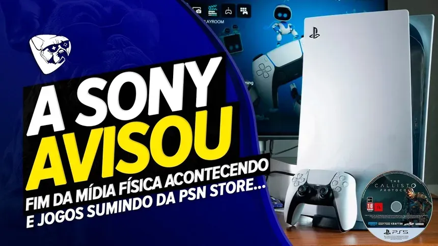PlayStation abandona mídia física para aumentar margem de lucro PlayStation abandona mídia física para aumentar margem de lucro