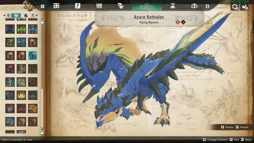 Azure Rathian Monster Hunter Stories 3 Introduces Pink Rathian and Azure Rathalos ...