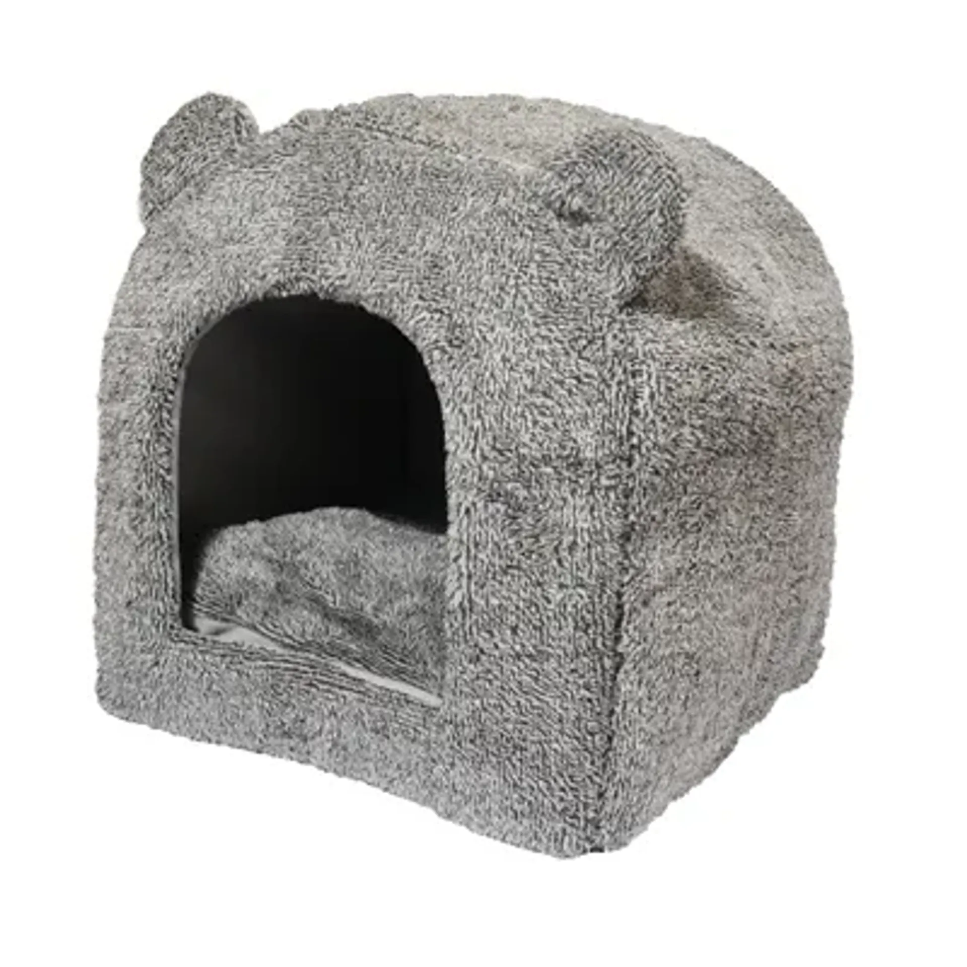 ROSEWOOD KATTENMAND IGLO TEDDY GRIJS 38X38X40 CM