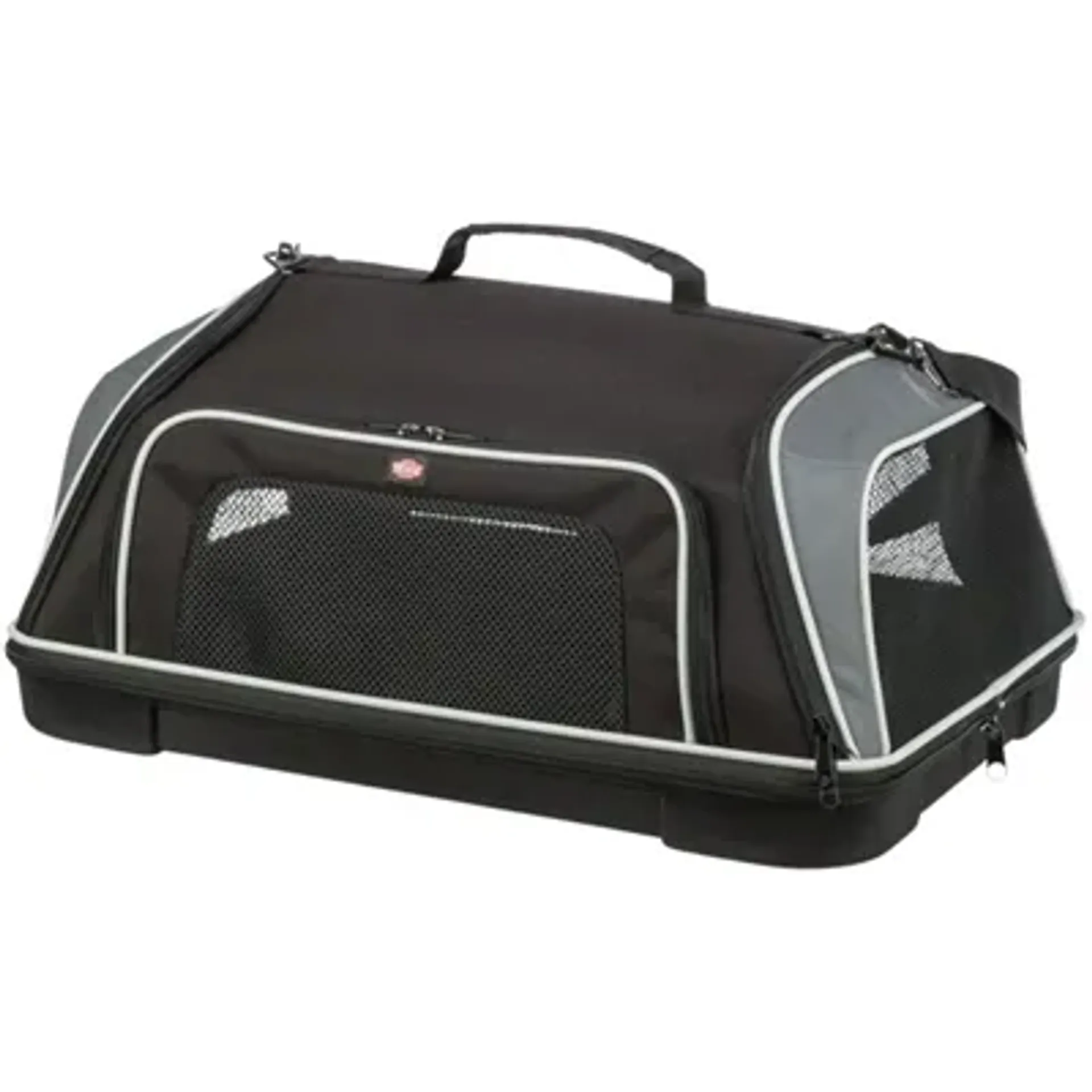 TRIXIE HONDENTAS VLIEGTUIGTAS BOARDING ZWART / GRIJS 55X40X23 CM