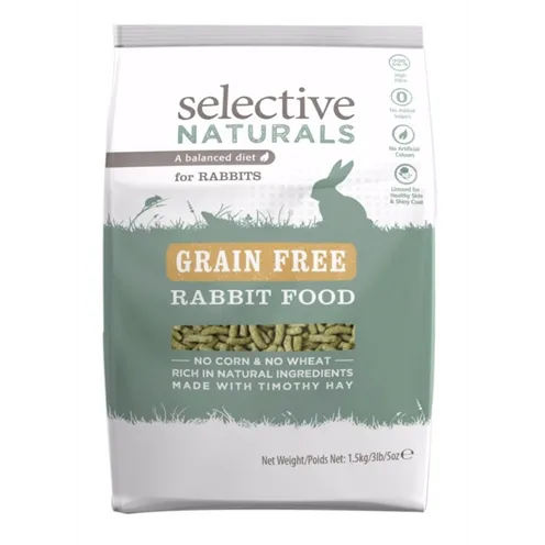 SUPREME SCIENCE SELECTIVE NATURALS RABBIT GRAANVRIJ 1,5 KG SUPREME SCIENCE SELECTIVE NATURALS RABBIT GRAANVRIJ 1,5 KG