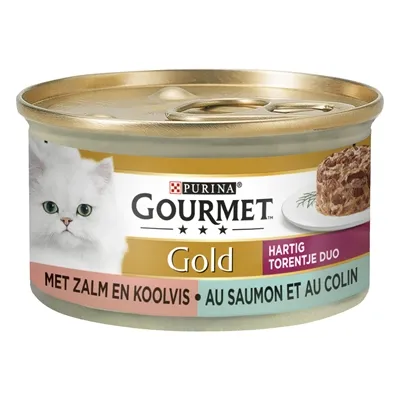 GOURMET GOLD HARTIG TORENTJE ZALM 24X85 GR GOURMET GOLD HARTIG TORENTJE ZALM 24X85 GR