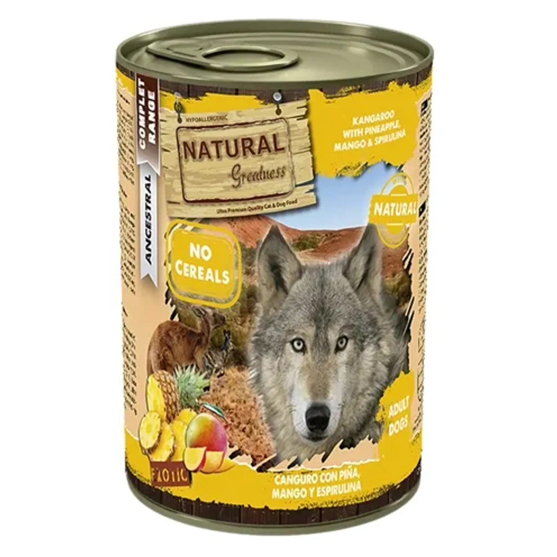 NATURAL GREATNESS KANGAROO / PINEAPPLE 400 GR