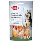 TRIXIE DENTA FUN BARBECUE CHICKEN CHEWING ROLLS 12 CM 3 ST 105 GR TRIXIE DENTA FUN BARBECUE CHICKEN CHEWING ROLLS 12 CM 3 ST 105 GR