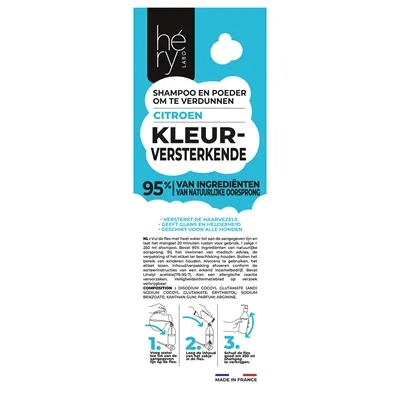 HERY SHAMPOO POEDER GEKLEURDE VACHTEN 25 GR HERY SHAMPOO POEDER GEKLEURDE VACHTEN 25 GR