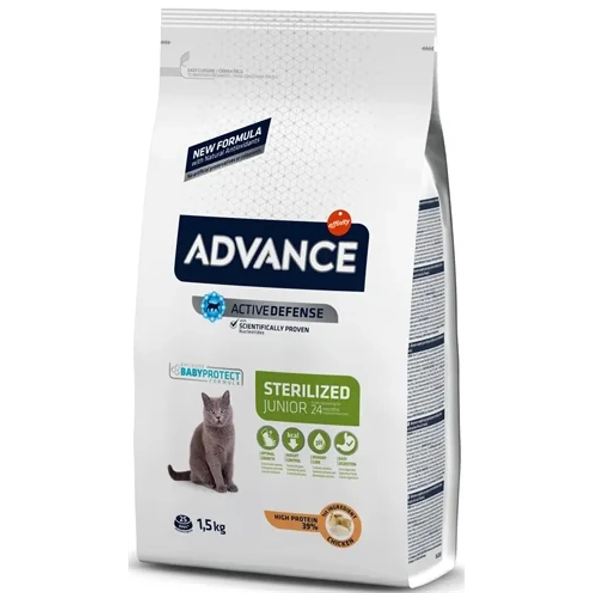 ADVANCE CAT JUNIOR STERILIZED CHICKEN 1,5 KG