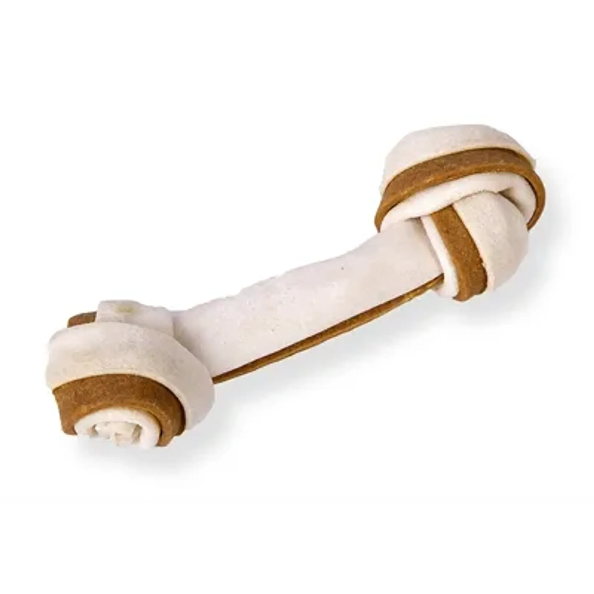 PETSNACK DUOKNOOP MET SEMI-MOIST STRIP 17,5 CM 5 ST