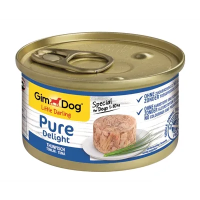 GIMDOG LITTLE DARLING PURE DELIGHT TONIJN 12X85 GR GIMDOG LITTLE DARLING PURE DELIGHT TONIJN 12X85 GR