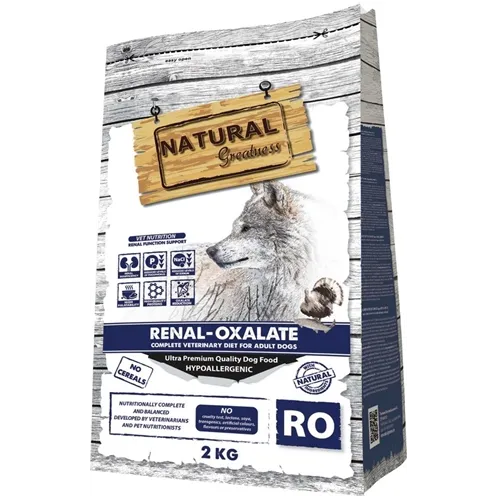 NATURAL GREATNESS VETERINARY DIET DOG RENAL OXALATE COMPLETE 2 KG NATURAL GREATNESS VETERINARY DIET DOG RENAL OXALATE COMPLETE 2 KG