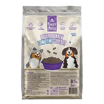 EASYPETS LOW TEMP HONDENBROK ADULT 5 KG EASYPETS LOW TEMP HONDENBROK ADULT 5 KG