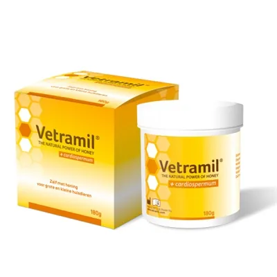VETRAMIL HONINGZALF MET CARDIOSPERMUM 180 GR VETRAMIL HONINGZALF MET CARDIOSPERMUM 180 GR