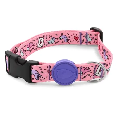 MORSO HALSBAND HOND GERECYCLED SWEET TWEET ROZE 37-58X2,5 CM MORSO HALSBAND HOND GERECYCLED SWEET TWEET ROZE 37-58X2,5 CM
