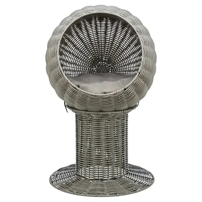 TRIXIE KATTENMAND AMALIA ROND POLYRATTAN GRIJS 42X42X70 CM TRIXIE KATTENMAND AMALIA ROND POLYRATTAN GRIJS 42X42X70 CM